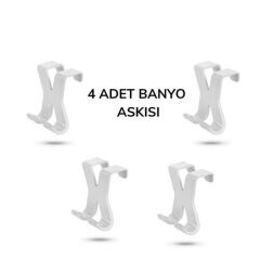 KanguruMarkt® Hang it Pratik Kolay Taşımabilir Havlupan 2 Kancalı Banyo Askısı
