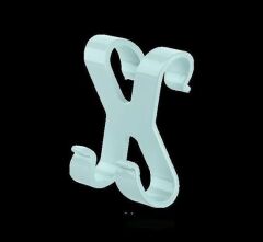 Pratik Kolay Taşınabilir Havlupan 2 Kancalı Banyo Askısı