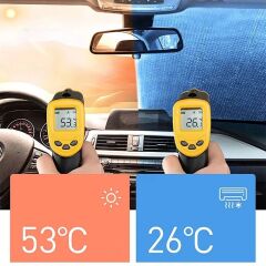 Vantuzlu Araç İçi Ön Cam Perdesi Katlanabilir Güneşlik