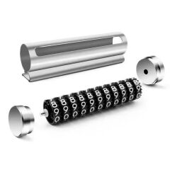 Alüminyum Kasa Gri Renk Çevirmeli Araç İçi Telefon Numaratörü