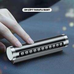 Alüminyum Kasa Siyah Renk Çevirmeli Araç İçi Telefon Numaratörü