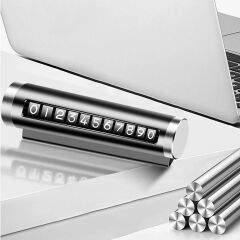 Alüminyum Kasa Siyah Renk Çevirmeli Araç İçi Telefon Numaratörü