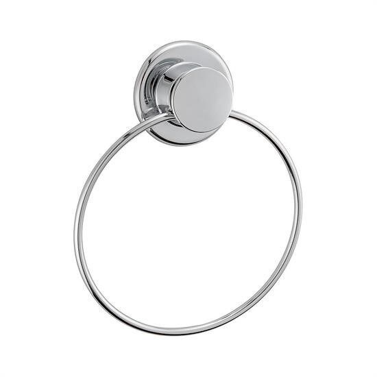 KanguruMarkt® Arkası Yapışkanlı Yuvarlak Metal Havluluk Askısı Aparatı