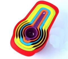 Pratik Ölçü Kaşığı Kabı 5li