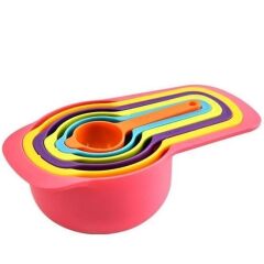 Pratik Ölçü Kaşığı Kabı 5li