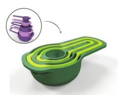 Pratik Ölçü Kaşığı Kabı 5li