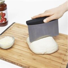 KanguruMarkt® Çelik Hamur Kesici Kazıyıcı Pasta Kek Dekorasyon Spatula Aleti