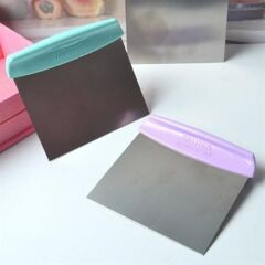 Çelik Hamur Kesici Kazıyıcı Spatula