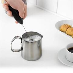 KanguruMarkt® El Çırpıcısı Pilli Mini Portatif Mutfak Mikseri Köpürtme Aleti