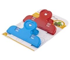 KanguruMarkt® 2li Pratik Torba Paket Ve Poşet Kapatıcı Kilitli Klips Mandal