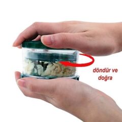 KanguruMarkt® Pratik Sarımsak Ezme Doğrama Rendeleme  Öğütme Aleti Aparatı