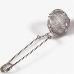 KanguruMarkt® Paslanmaz Metal Pratik Kolay Bitki Çayı Demleme Süzgeci Aparatı