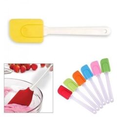 KanguruMarkt® Dekoratif Renkli Silikon Spatula Pratik Sevimli Spatula Kaşık