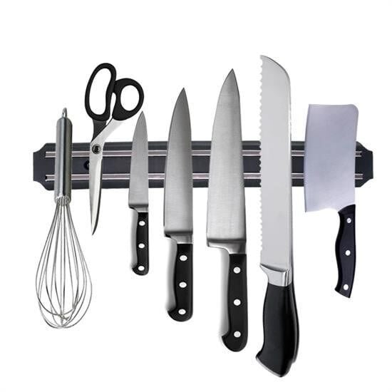 KanguruMarkt® Mıknatıslı Paslanmaz Duvar Bıçak Askısı Standı 33 Cm  Aparat