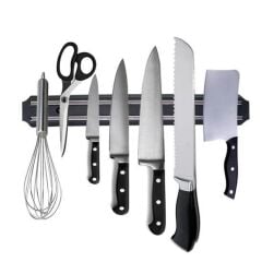 KanguruMarkt® Mıknatıslı Paslanmaz Duvar Bıçak Askısı Standı 33 Cm  Aparat