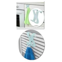 KanguruMarkt® Mutfak Banyo Dolap Kapağına Takılan Meta Havlu Askılığı Aparatı