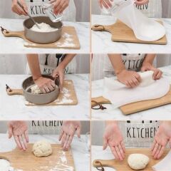 Büyük Silikon Şeffaf Hamur Yoğurma Torbası