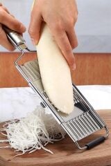 KanguruMarkt® Ayarlanabilir 3 Farklı Başlıklı Tutmalı Sebze Dilimleyici Peynir Rendeleyici Aparat