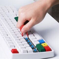 KanguruMarkt® Çok Amaçlı Kırmızı Hassas Fırça Başlıklı  Bilgisayar Laptop Temizleme Fırçası