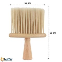 KanguruMarkt® Araba İçin Ahşap Saplı Yumuşak Kıl Fırça Detaylı Toz Alma Temizleme Fırçası