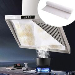 KanguruMarkt® 2li Yağ Emici Duman Önleyici Pratik Mutfak Davlumbaz Koruyucu Dayanıklı Yedek Filtre 45x90cm