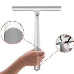 KanguruMarkt® 360 Derece Döner Başlıklı Cam Sil Çok Amaçlı Pratik Cam Ayna Fayans Silme Aparatı