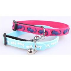 KanguruMarkt® Çıngıraklı Zilli Sevimli Renkli Slikon Kedi Köpek Boyun Tasması