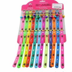 Çıngıraklı Sevimli Renkli Silikon Kedi Köpek Boyun Tasması
