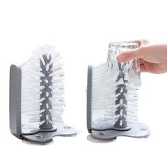 KanguruMarkt® Pratik Kolay Fonksiyonel Vantuzlu Elde Bulaşık Yıkama Fırçası