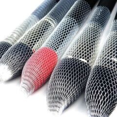 KanguruMarkt® Makyaj Far Allık Kontür Eyeliner Fırça Malzemeleri Ürünleri Koruyucu File Kapak Örgü Kılıf S