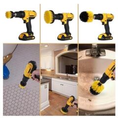 3lü Matkap Ucu Temizleme Fırçası Seti