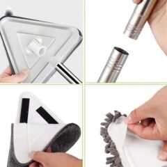 Teleskopik Saplı Üçgen Mop