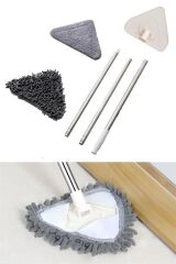 Teleskopik Saplı Üçgen Mop