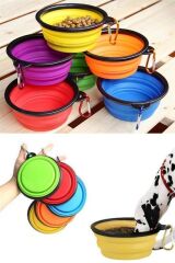 KanguruMarkt® Katlanabilir Kedi Köpek Mama ve Su Kabı Köpek Oyuncağı