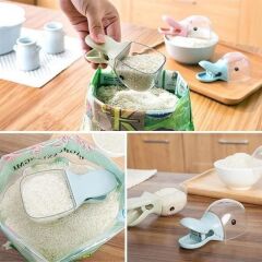 Ördek Tasarımlı Mandallı Ölçekli Kuru Mama Ölçeği