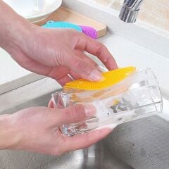 KanguruMarkt® 2'li Kir Tutmaz Tırtıklı Yüzey Bulaşık Yıkama Pedi