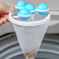 KanguruMarkt®  Çamaşır Makinesi İçin  Toz ve Evcil Hayvan Tüyü Toplayıcı Yıkanabilir Tüy Temizleme Aparatı