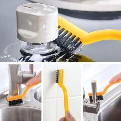 KanguruMarkt®  3 lü Detaylı Temizlik Bakır,Demir ve Sert Plastik Tel Fırça