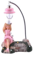 KanguruMarkt® Kaya Üzerine Oturan Kız Biblo