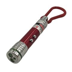 KanguruMarkt®  3 Fonksiyonlu Kırmızı Beyaz Işıklı Led Lazer Kedi Köpek Oyuncak Anahtarlık