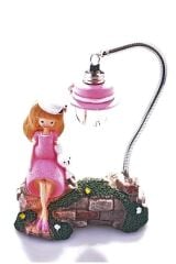 KanguruMarkt® Kaya Üzerine Oturan Kız Biblo C