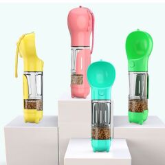 Hazneli Mama Kaplı Kaka Poşetli Pet Suluğu