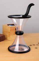 Eğlenceli Huni Şeklinde Şeffaf Para Biriktirme Kumbarası