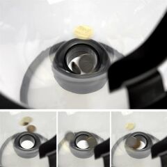 Eğlenceli Huni Şeklinde Şeffaf Para Biriktirme Kumbarası