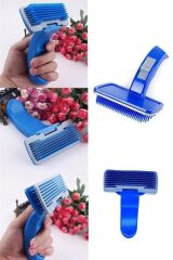 KanguruMarkt® Kendini Temizleyen Kedi Köpek Tüy Bakım Tarağı Tüy Alıcı Tarak