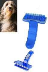 KanguruMarkt® Kendini Temizleyen Kedi Köpek Tüy Bakım Tarağı Tüy Alıcı Tarak