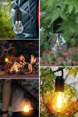 Şarj Olabilen 3 Farklı Mod LED'li Kendiliğinden Asma Kancalı