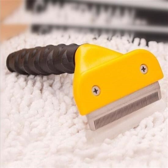 KanguruMarkt® Fubminator Kedi Köpek Tüy Toplama Tarağı  Kaşıma Aparatı 4,5 Cm