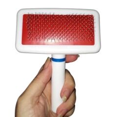 Paslanmaz Evcil Hayvan Tüy Tarama Toplama Fırçası