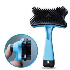 Evcil Hayvan Tüy Toplayıcı Otomatik Tuşlu Pet Tarak